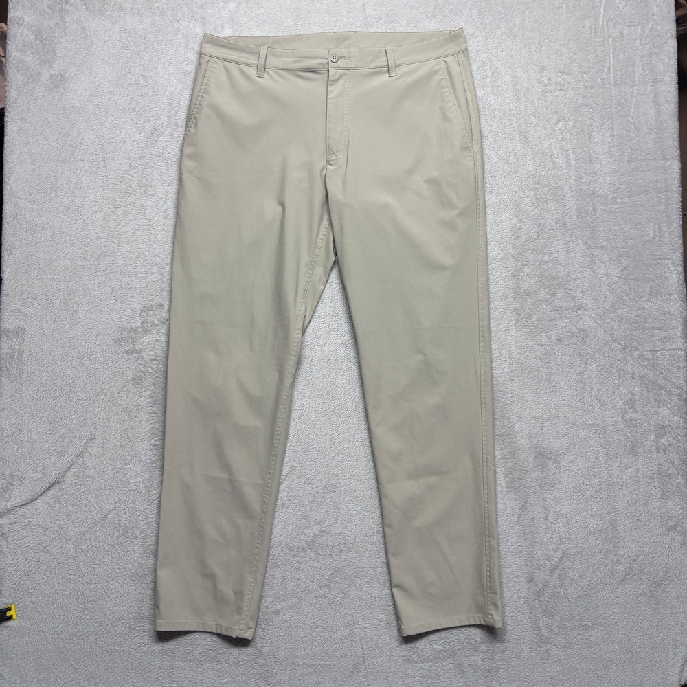 FootJoy Pants Mens 36x32 Performance Stretch Golf Stone Khaki EUC